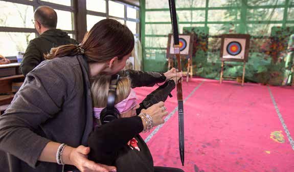 Bambini e volontari a Dynamo Camp